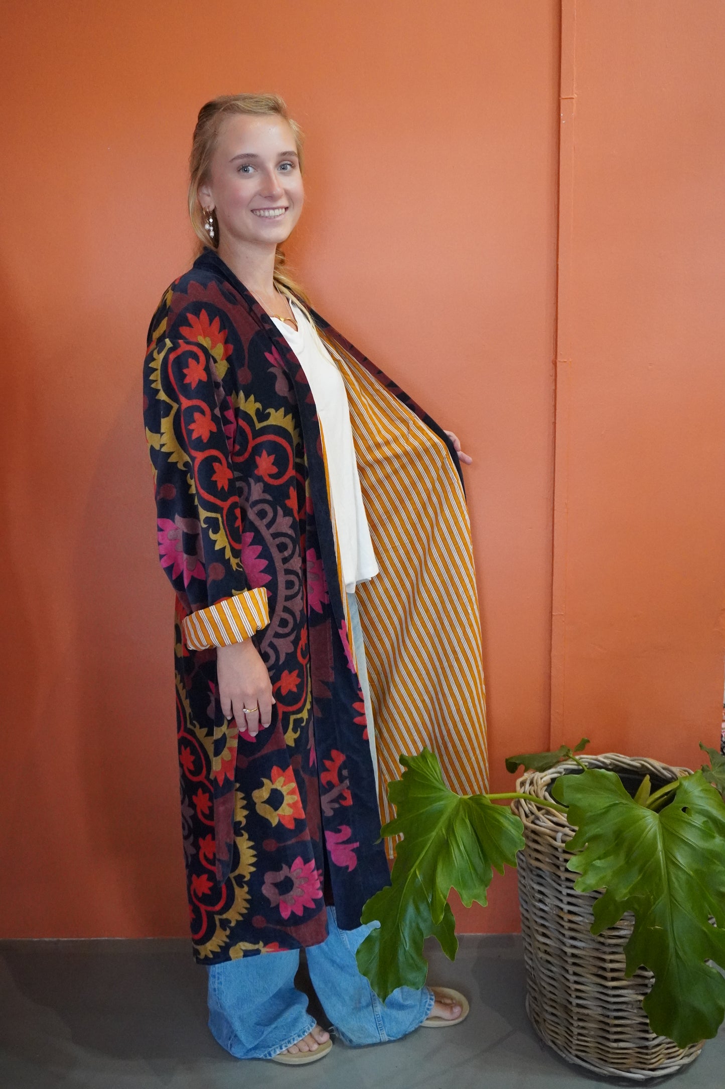 MANDALA Velvet Kimono