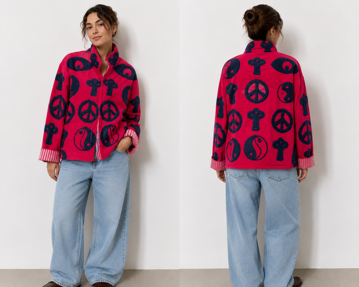 VELVET EMBROIDERED JACKETS
