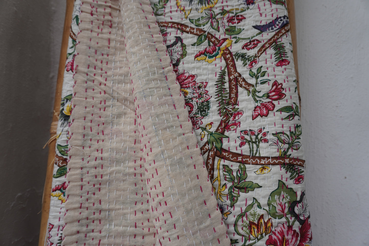 Kantha Quilt in FLORAL