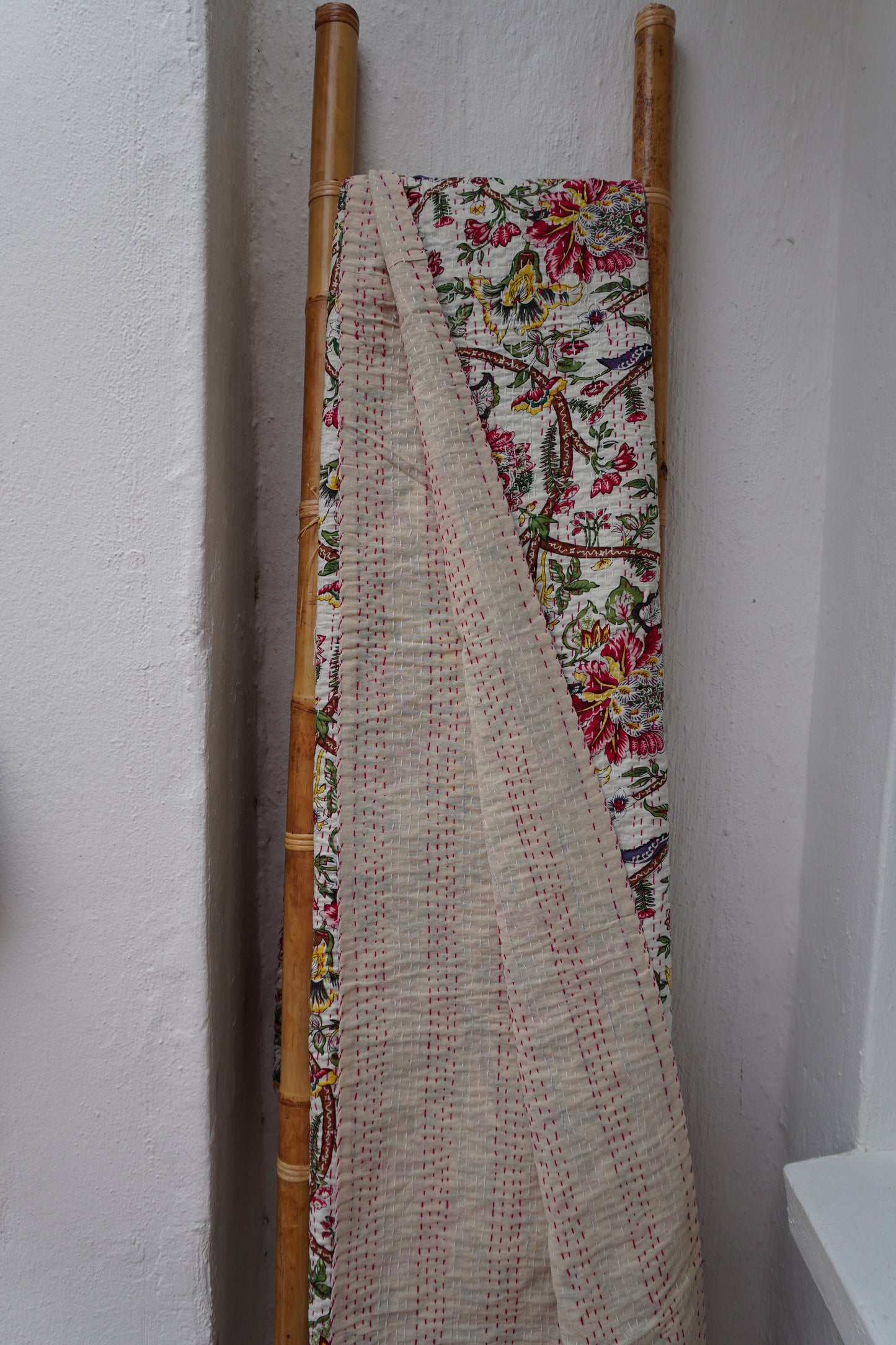 Kantha Quilt in FLORAL