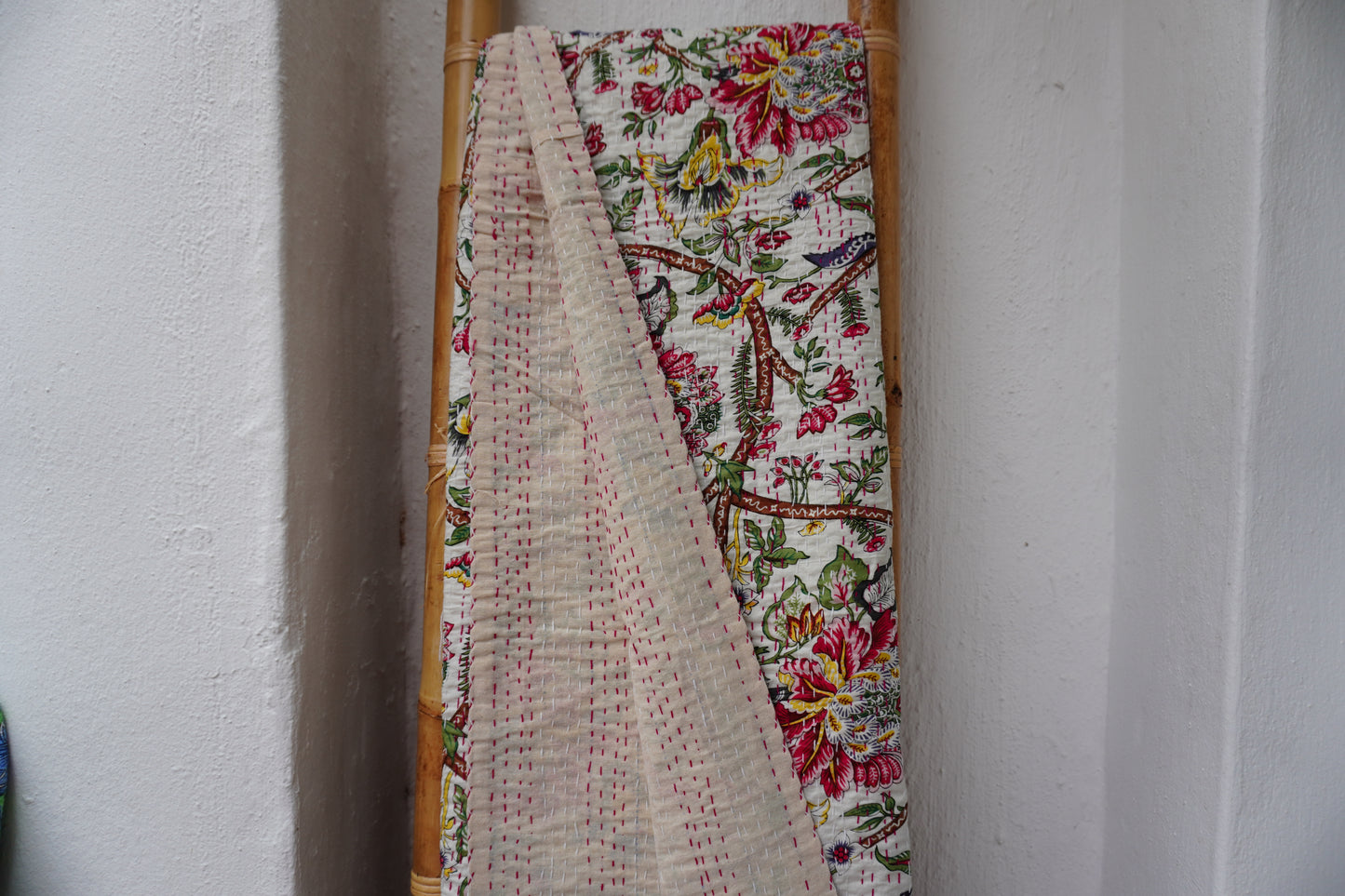 Kantha Quilt in FLORAL