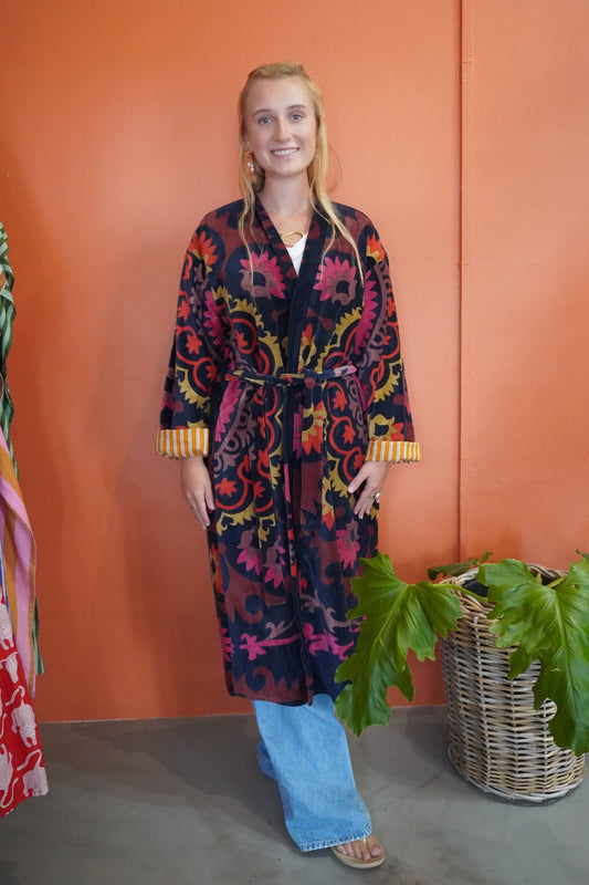 MANDALA Velvet Kimono