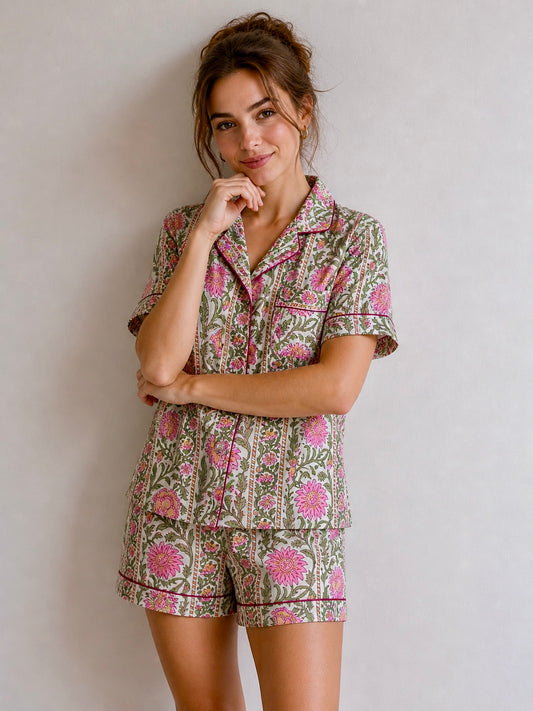 SHORT SLEEVE PYJAMAS