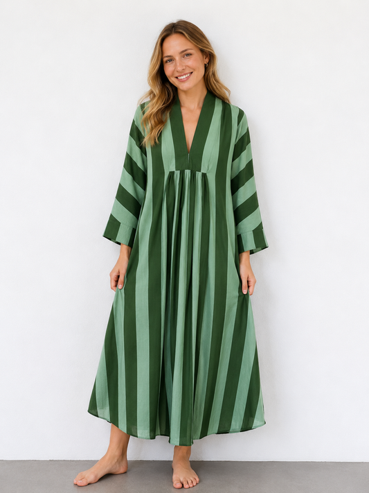LONG STRIPE DRESSES